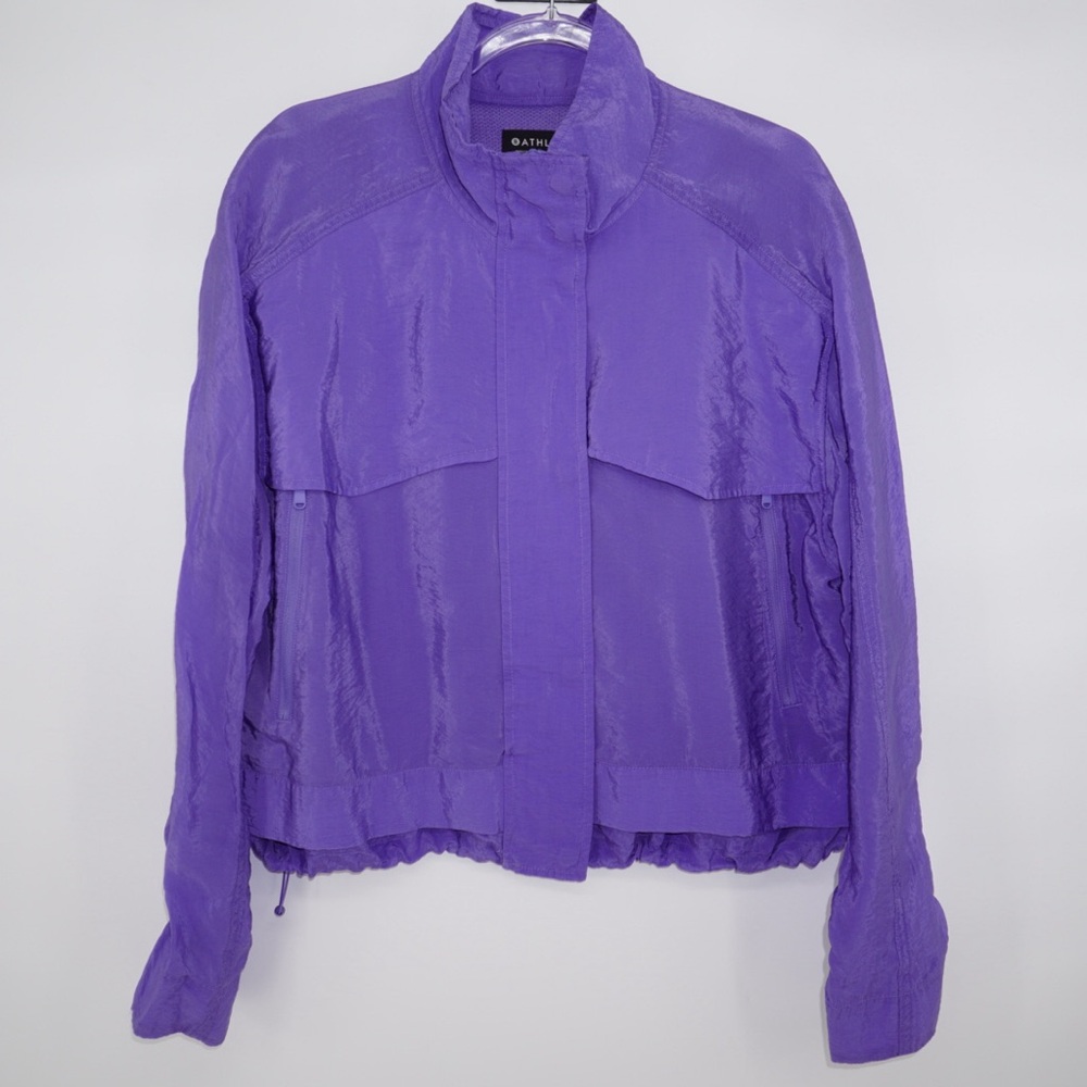 Athleta Lavender Bomber Jacket - Picture 2 of 13